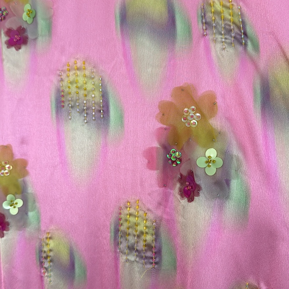 Anthropologie Dress| Siddhartha Bansal Flounce Beaded Maxi - Picture 9 of 11